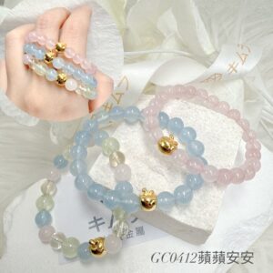 黃金蘋果彌月水晶