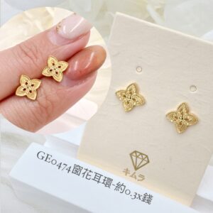 窗花耳環