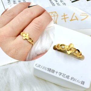 精緻十字花戒