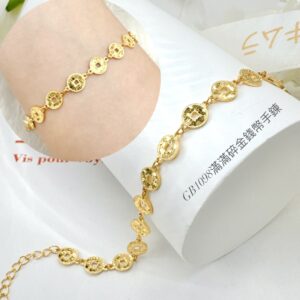 滿滿碎金錢幣手鍊