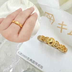 古典圓珠戒指