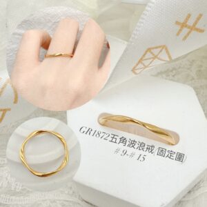 五角波浪戒(固定圍)