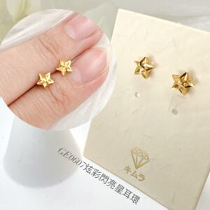 炫彩閃亮星耳環