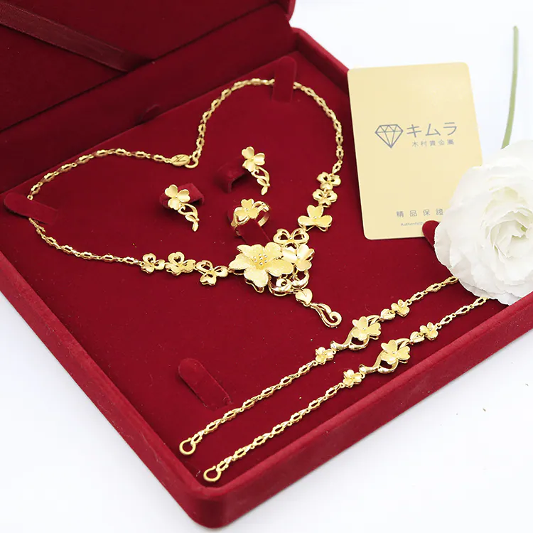 結婚黃金首飾推薦｜最新年度人氣結婚套組造型