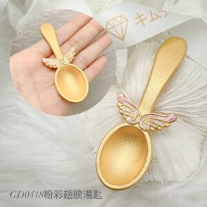 粉彩翅膀湯匙