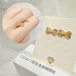 炫彩金絲蝴蝶結
