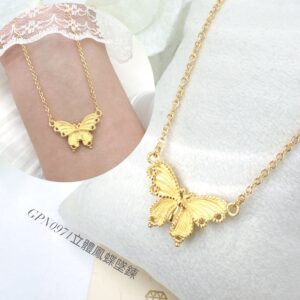 立體鳳蝶墜鍊