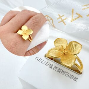 星芒菱瓣花戒
