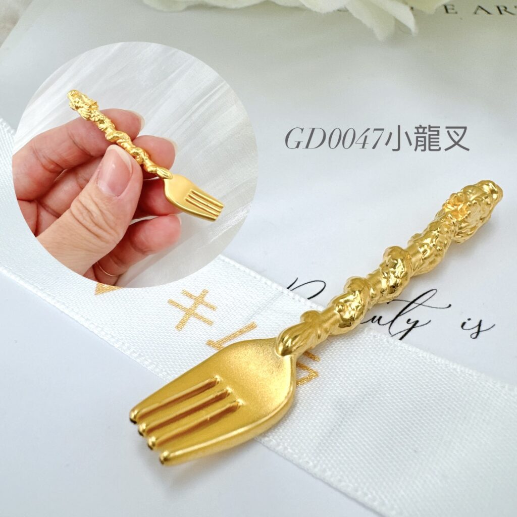 小龍叉擺件
